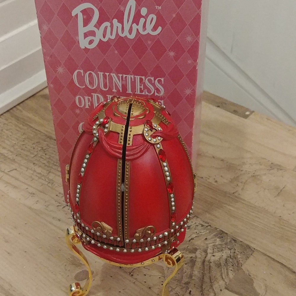 Barbie Countess of Rubies Resin Musical Egg